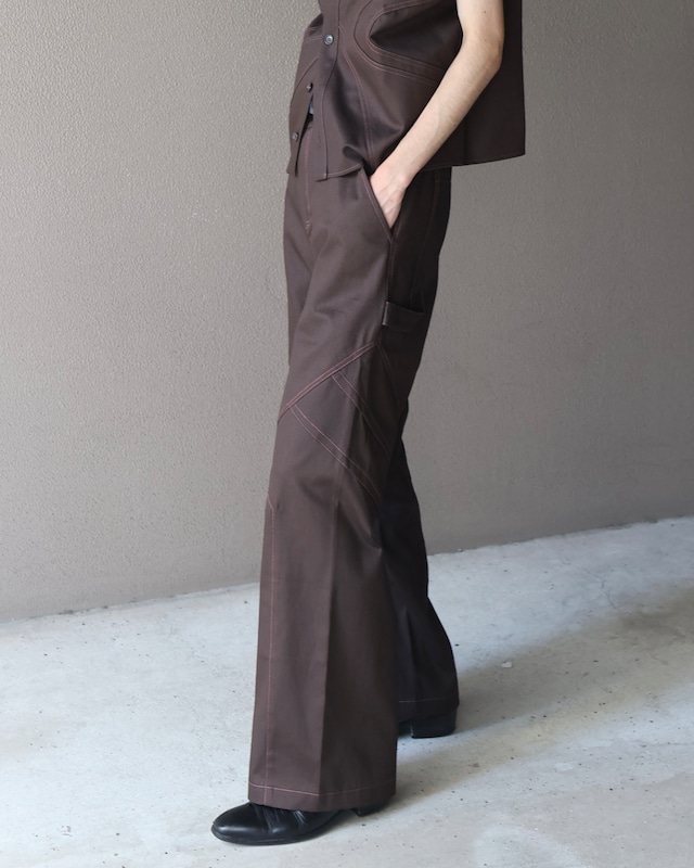 ANTONIO VATTEV FW24/PLEATED STRAIGAT TROUSERS