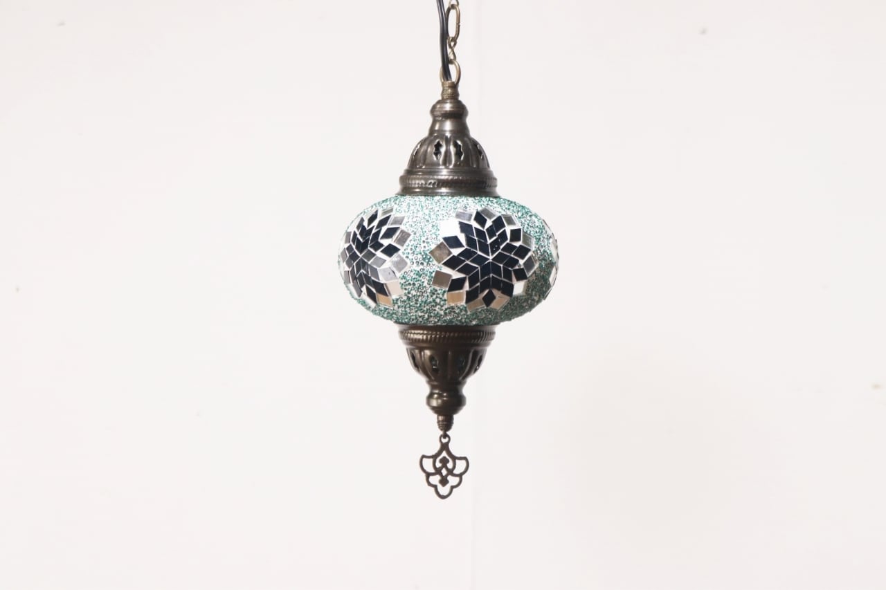 モザイクランプ ペンダントライト ステンドグラス 照明 吊り下げ