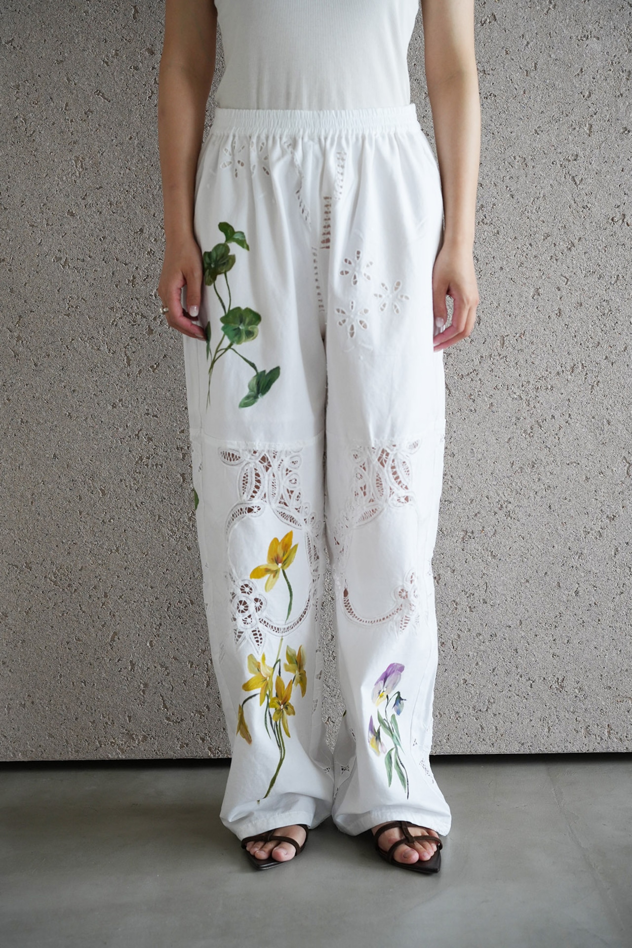 vintage lace pants multi