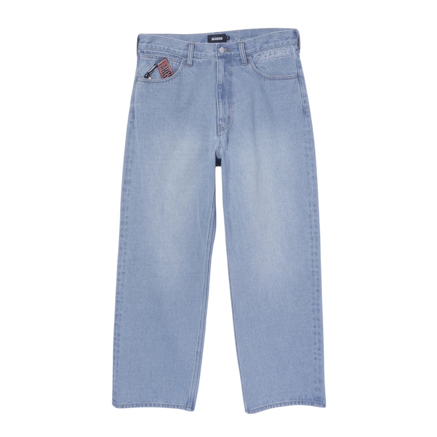 【XLARGE】EMBROIDERED DENIM PANTS【エクストララージ】