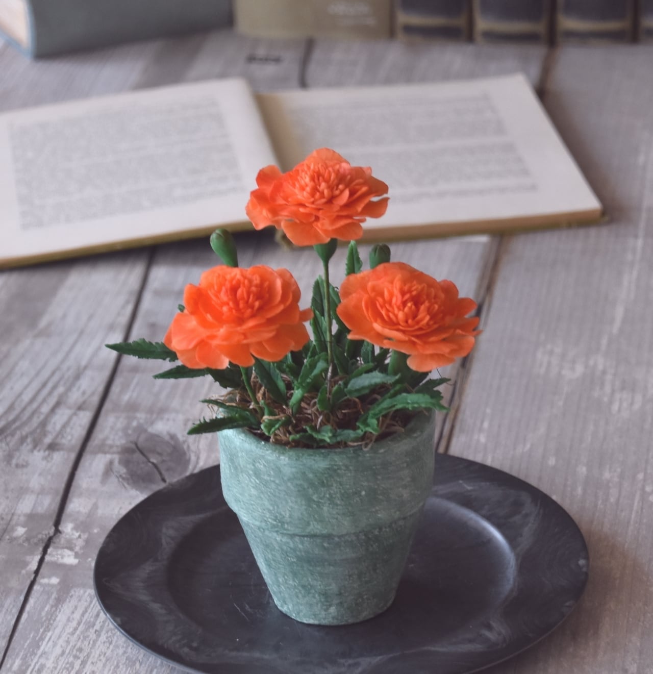 最終お取り扱い。アンティーク風テラコッタ四角大サイズ① 【公式通販】