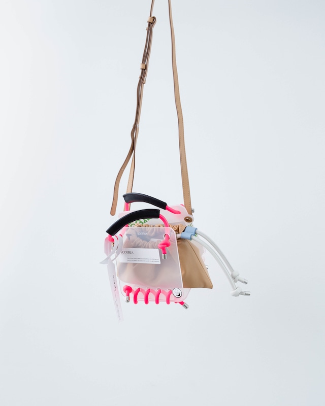 SCOTRIA - BERG BAG w/ STRAP "BABY CHAMPAGNE"