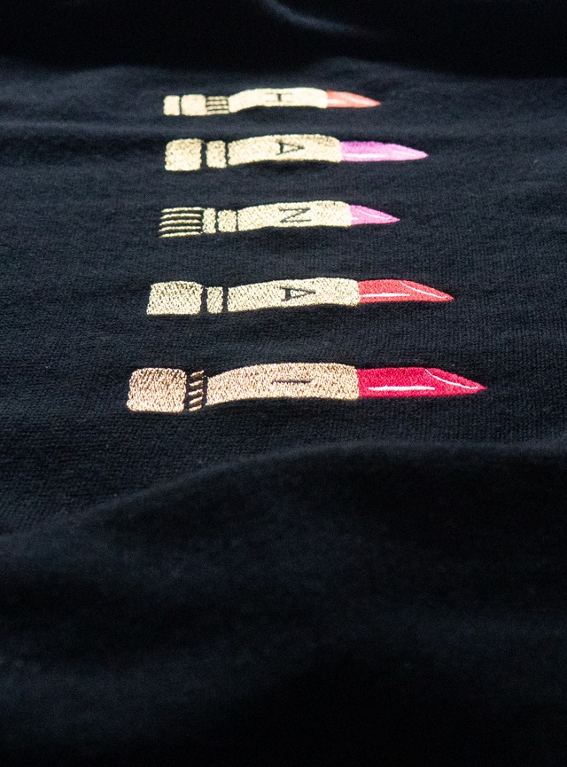 "madame hanai" 1980s Wool embroidery knit