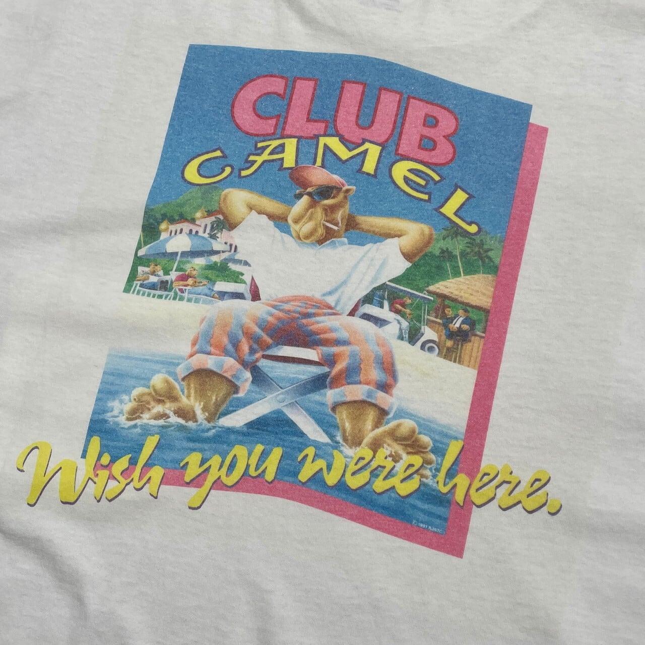 90年代 USA製 CAMEL キャメル タバコ アドバタイジングプリントT