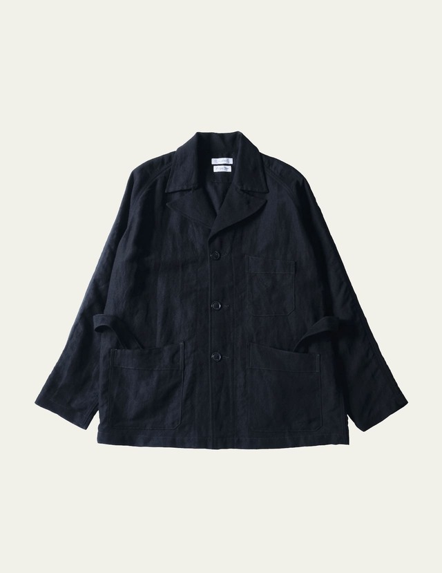 FUJITO Wrap Jacket 'Obi'　Dark Navy,Dark Brown
