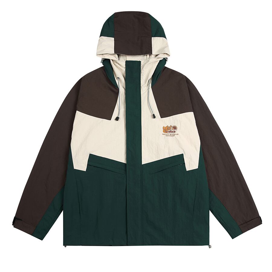 Flostore配色アウトドアウィンドブレーカー | mblueshop