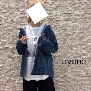 【ayane】ダンガリーフーディシャツ(855708)