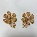 Vintage Robirt Floral Bijoux Earrings