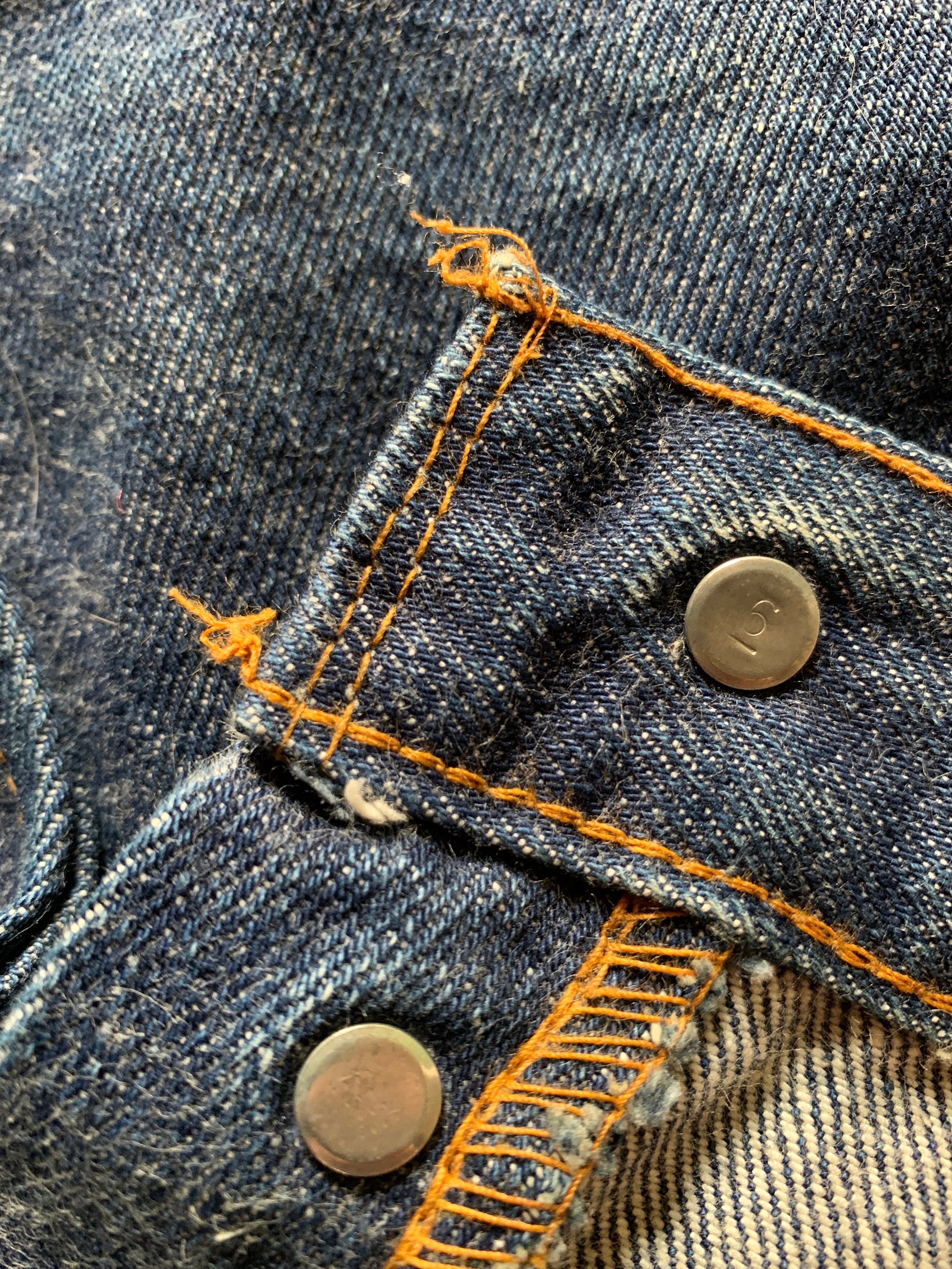 70's Levi's 501 66前期 デニムパンツ 濃紺 ブランクタブ 実寸(W32.5