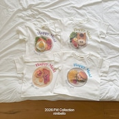 韓国子供服 / ninibello / Happy Meal T-shirt/ 半袖Tシャツ *XS~XXL*