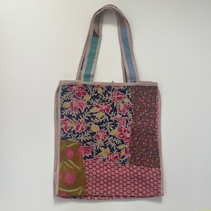 ＜PHET AND PLOY＞Kantha Bag Piping カンタバッグD