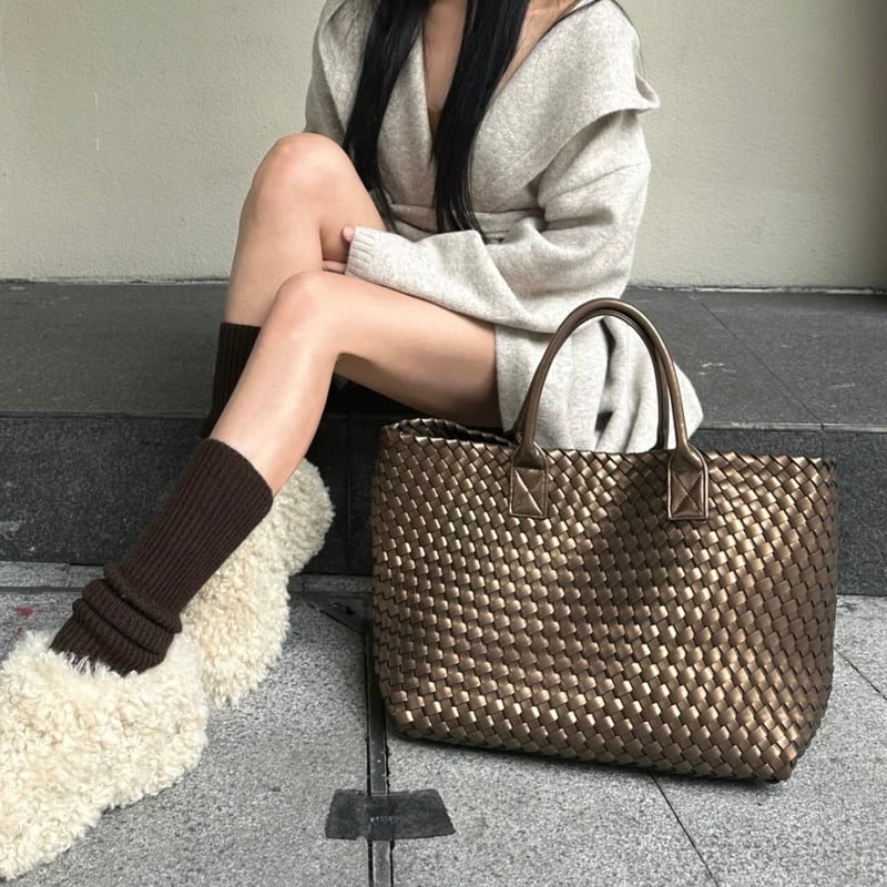 braided shoulder bag 10832