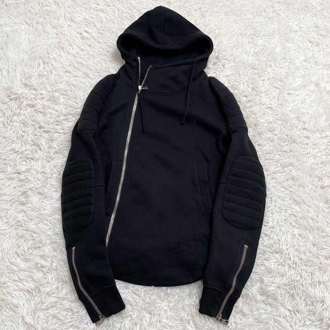 名作】BALMAIN バルマン バイカー ライダース パーカー XS 【公式通販】