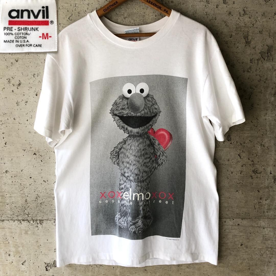 セサミストリート エルモ elmo ヴィンテージ 90s Tシャツ 当時物 セサミストリート エルモ elmo ヴィンテージ 90s Tシャツ 当時物