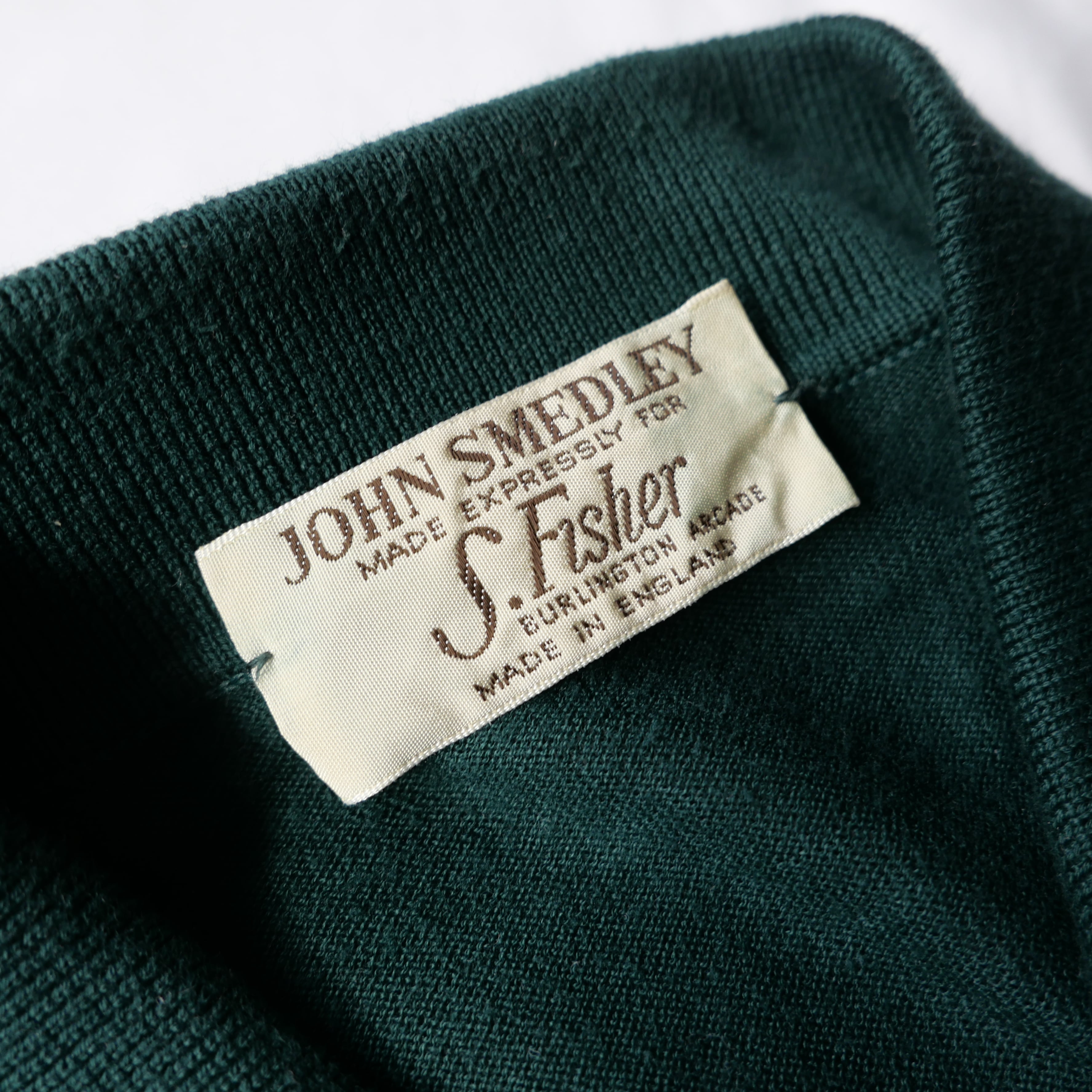 80s JOHN SMEDLEY SEA ISLAND COTTON KNIT POLO SHIRT | safarionline