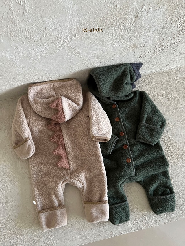 〚予約〛dinosaur fleece coverall <baby>