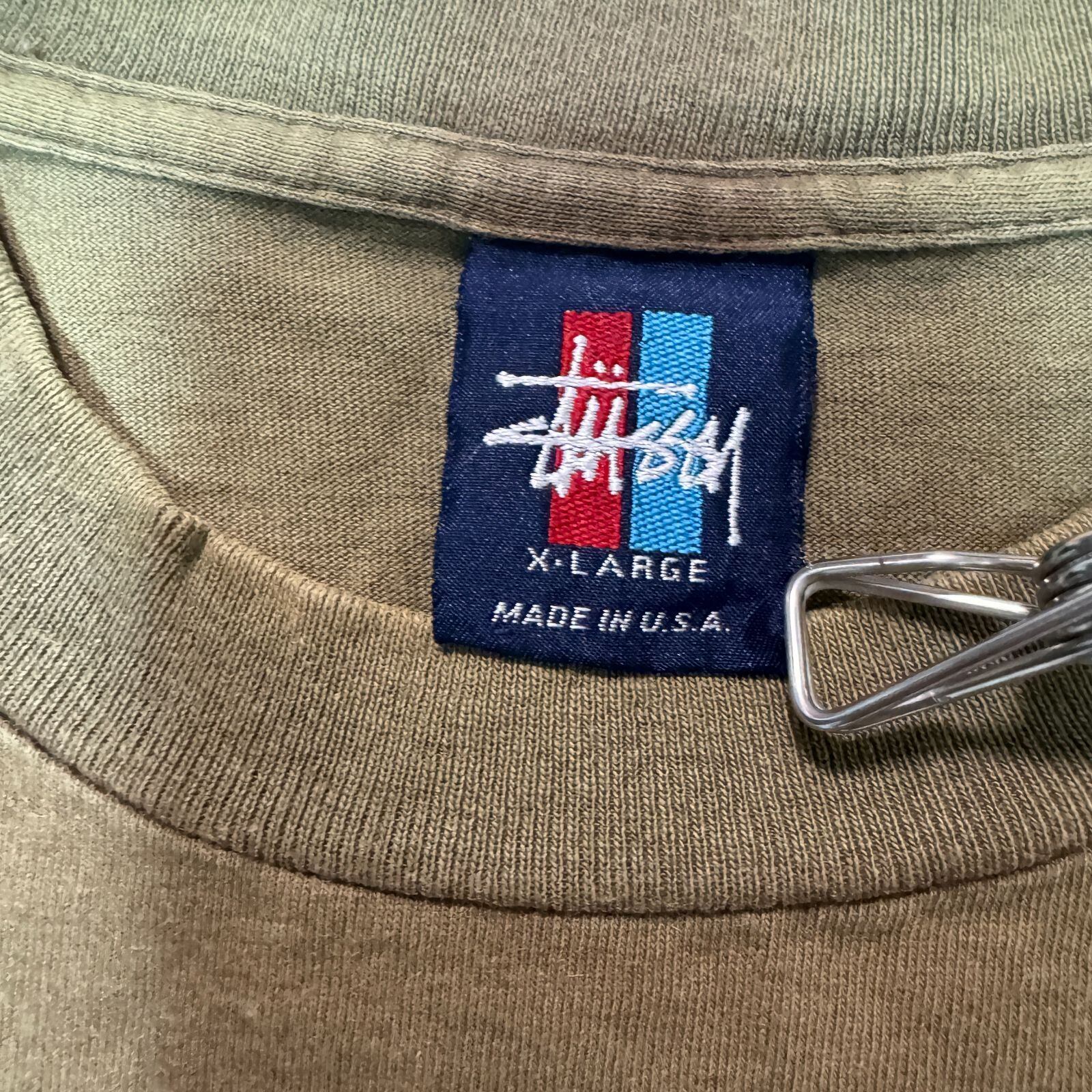 90s OLD STUSSY シャドーマン サックス ジャズマン Tシャツ XLサイズ