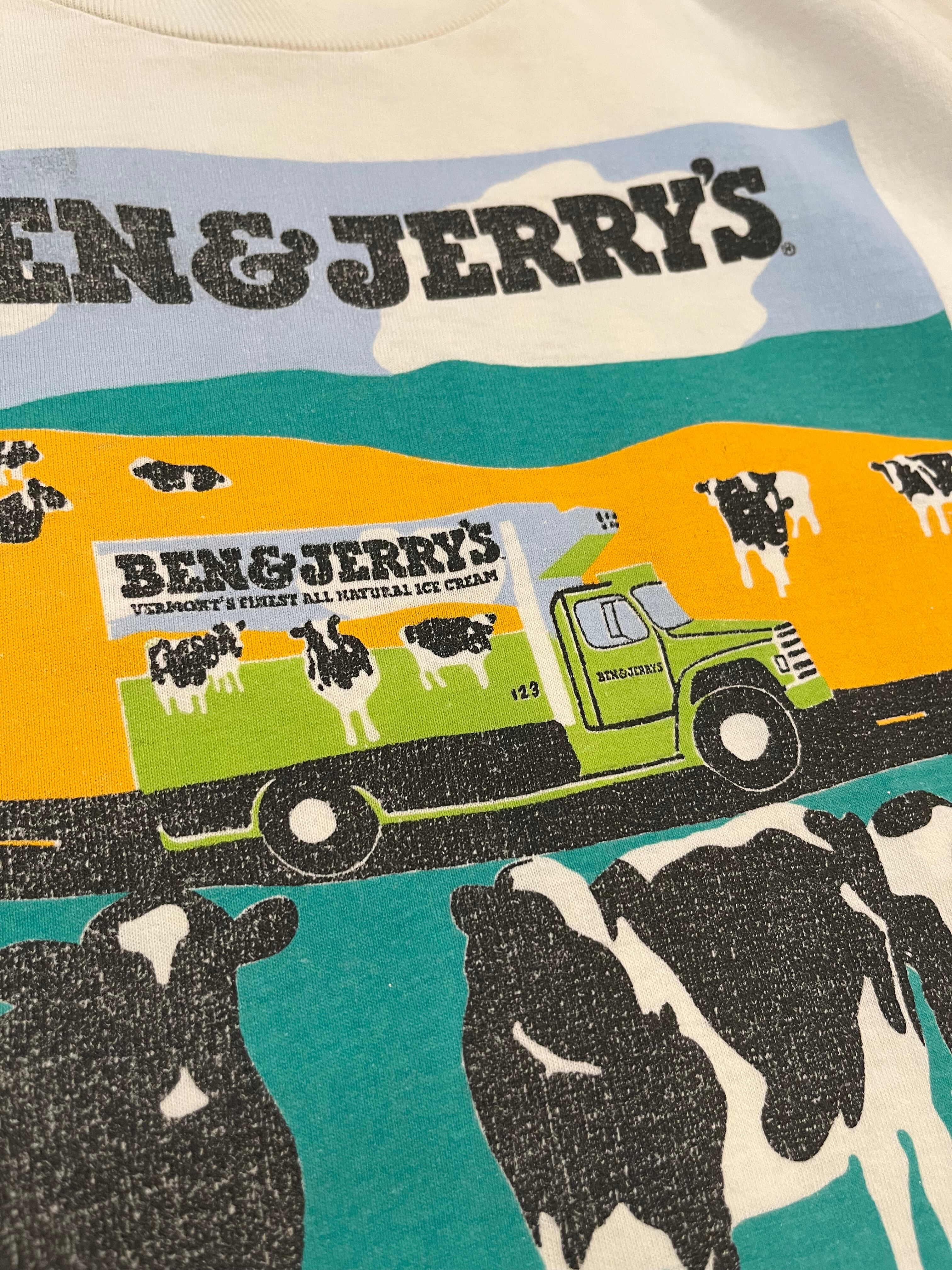 90s usa製 anvilボディ BEN&JERRY'S 企業tシャツ