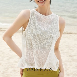 シアープリントタンクトップ３色展開 F0061