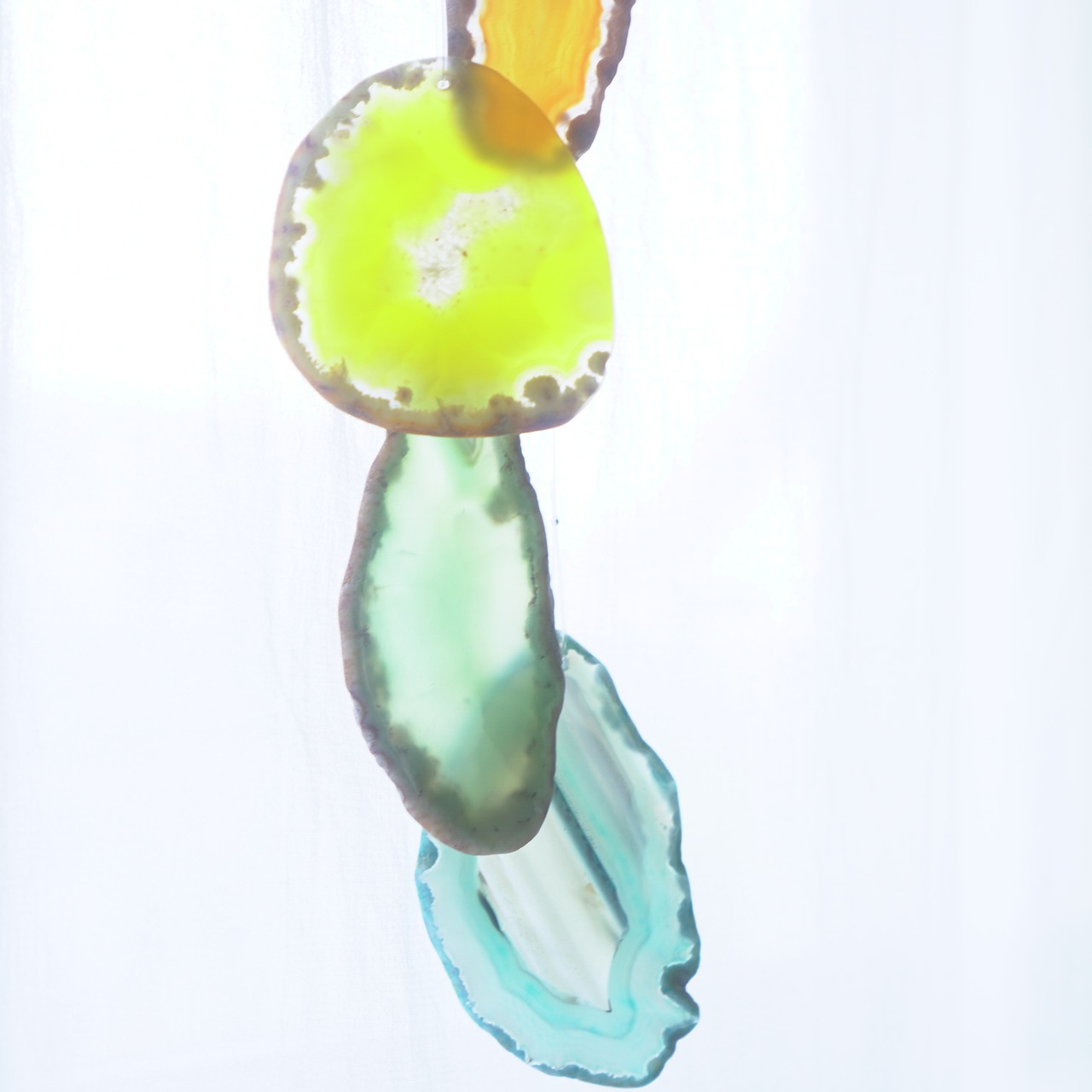 Fruit Sherbet - アゲートヒーリングチャイム / Agate Sun Catcher Wind Chime 865