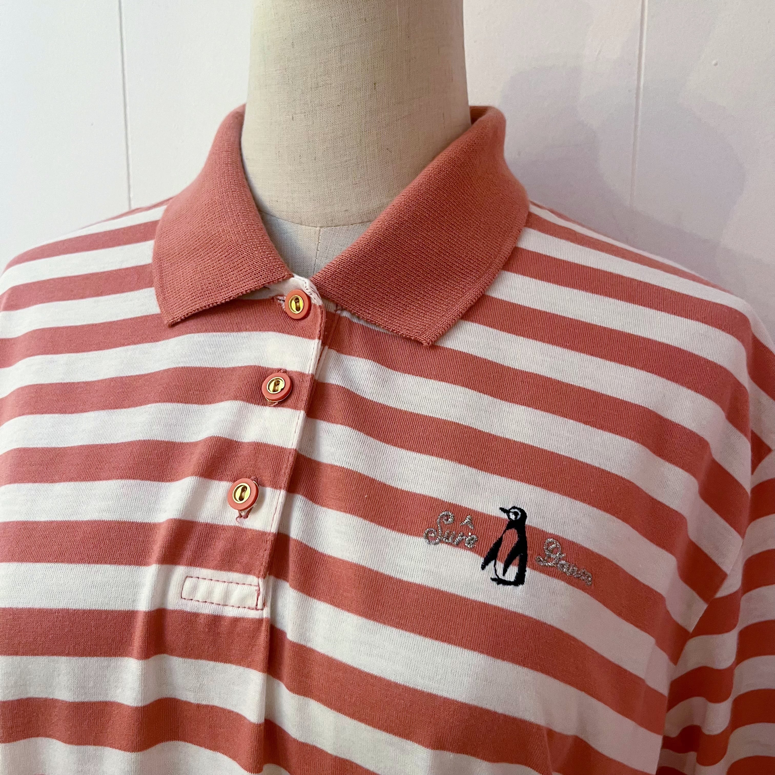 penguin stripe polo one-piece