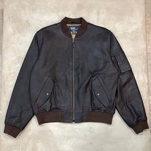 Polo Ralph Lauren Leather MA-1 Flight Jacket