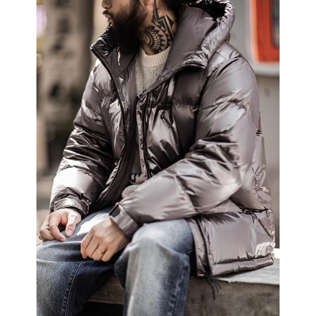 Gloss Hoodie Down Jacket【G0931】