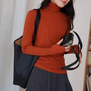 サムホール タートルネックトップス  B0235