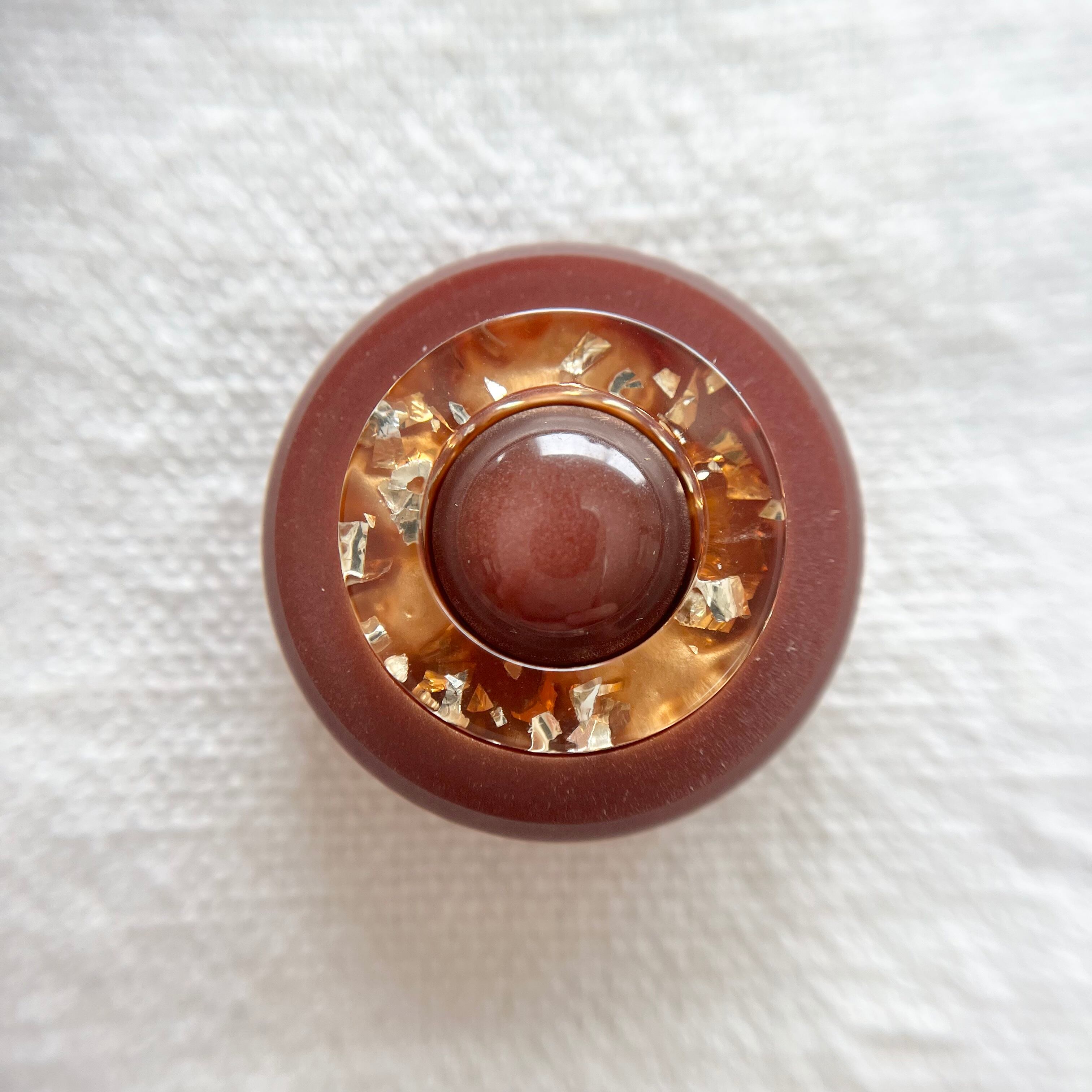 グリッターリング×レンガ 23㎜