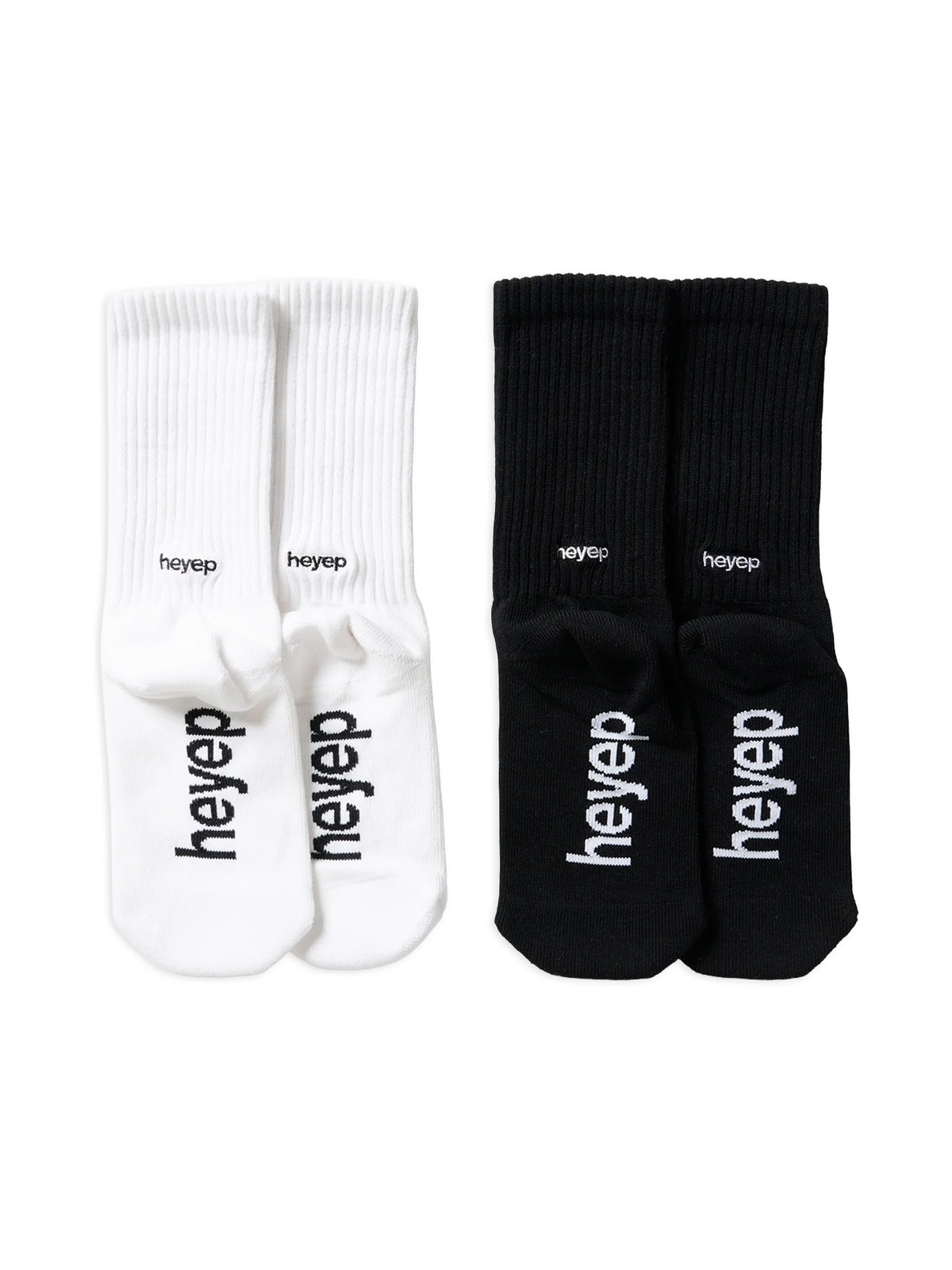 heyep へイップ / ソックス 2カラーセット / Logo Socks 2 Pair Set