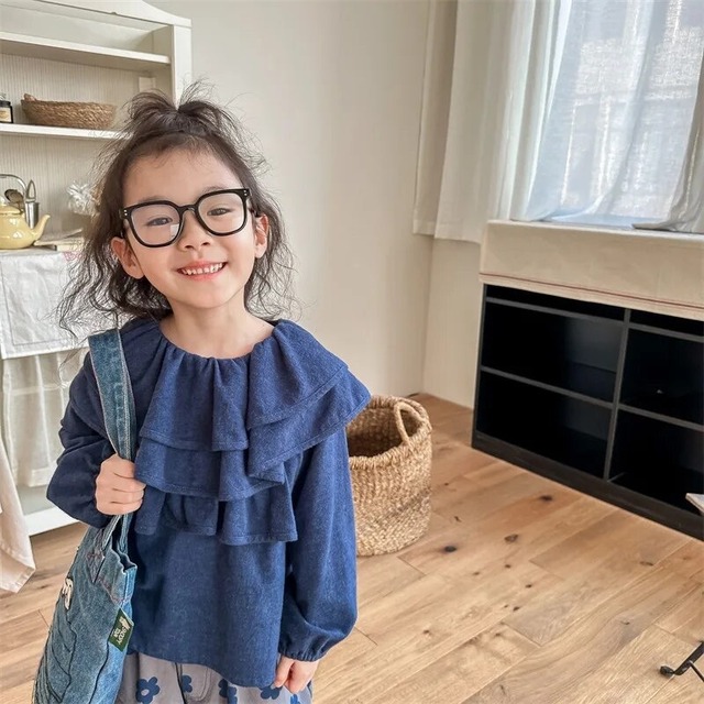 【取寄】3段フリルで存在感抜群なブラウス