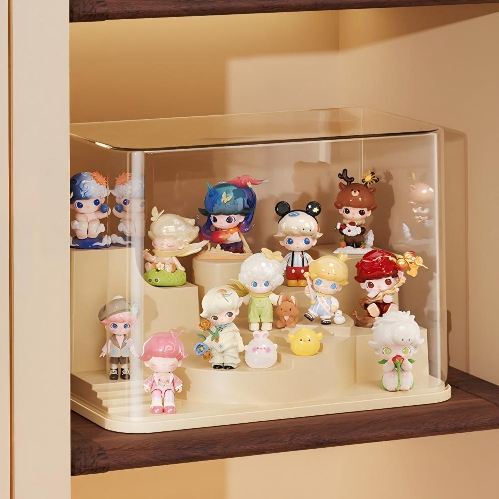 ぬいぐるみ 展示ケース 大容量 透明 アクリル 階段式 収納ボックス