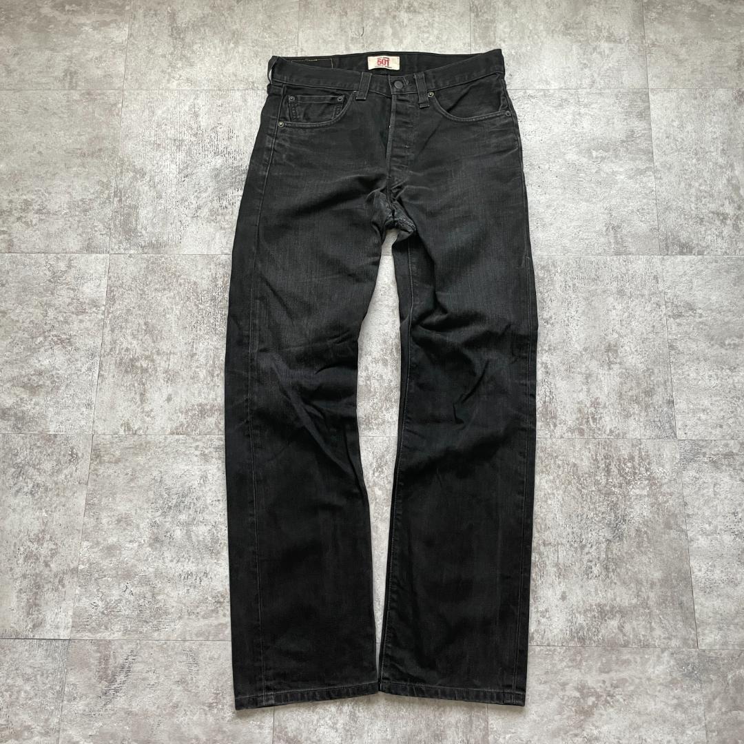 W31 L32】 メキシコ製 levi's ブラックデニム リーバイス 501 | ib2