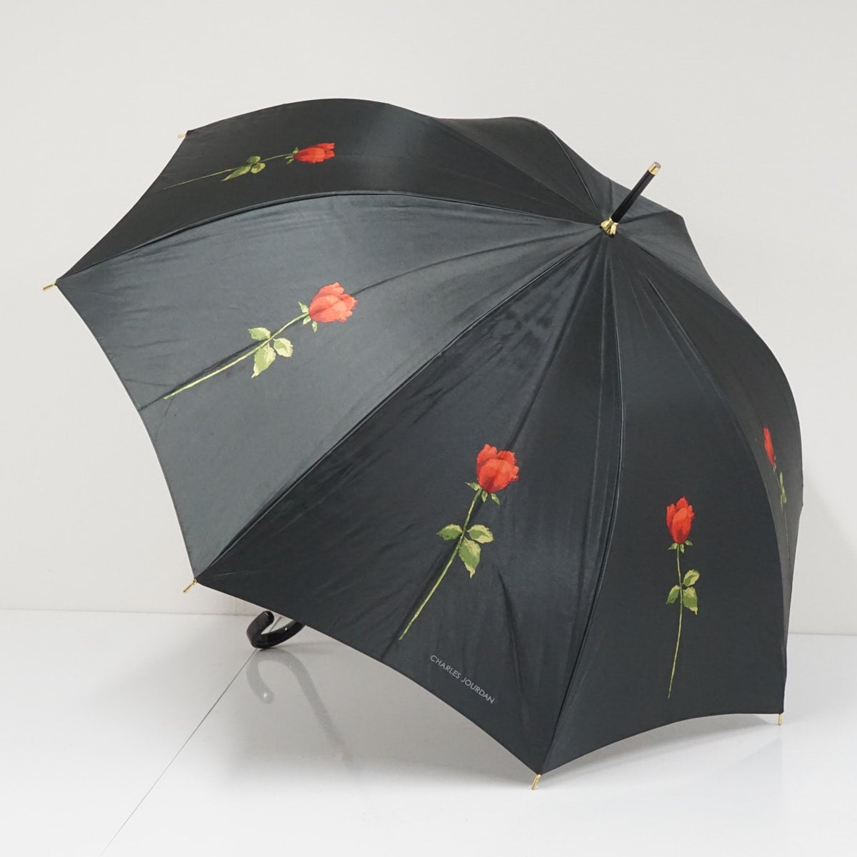 耐風傘 CHARLES JOURDAN シャルルジョルダン USED美品 ローズプリント