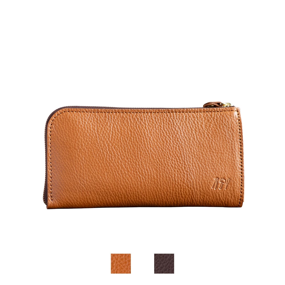 L字ファスナーロングウォレット (マットシュリンクレザー) 【aw-05ons