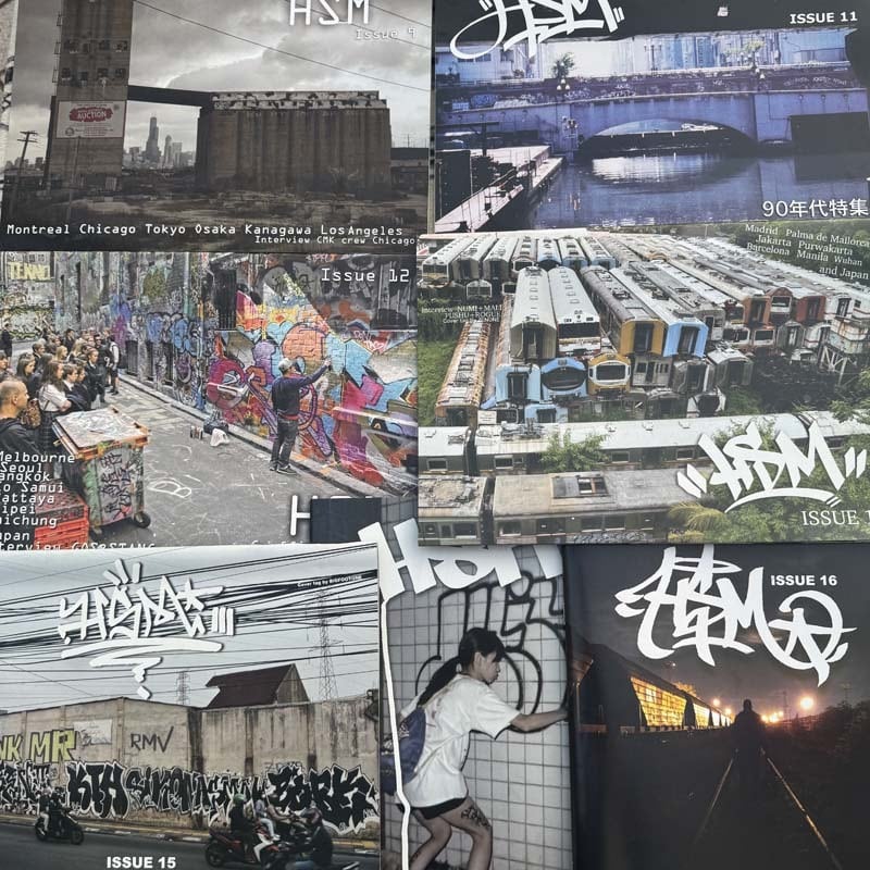 HSM Graffiti magazine Issue13、HS magazine、ZINE 大阪発 グラフィ