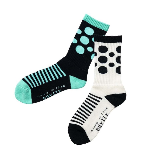 RUTSUBO BUBBLE BORDER SOCKS