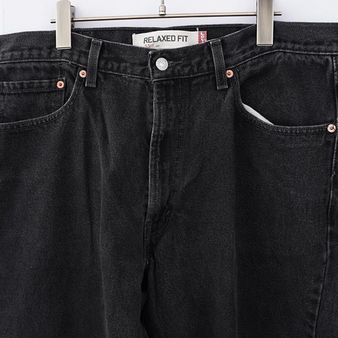 リーバイス550 Levis W38 ブラックデニムパンツ 黒 00s 9855 | Pay ID 