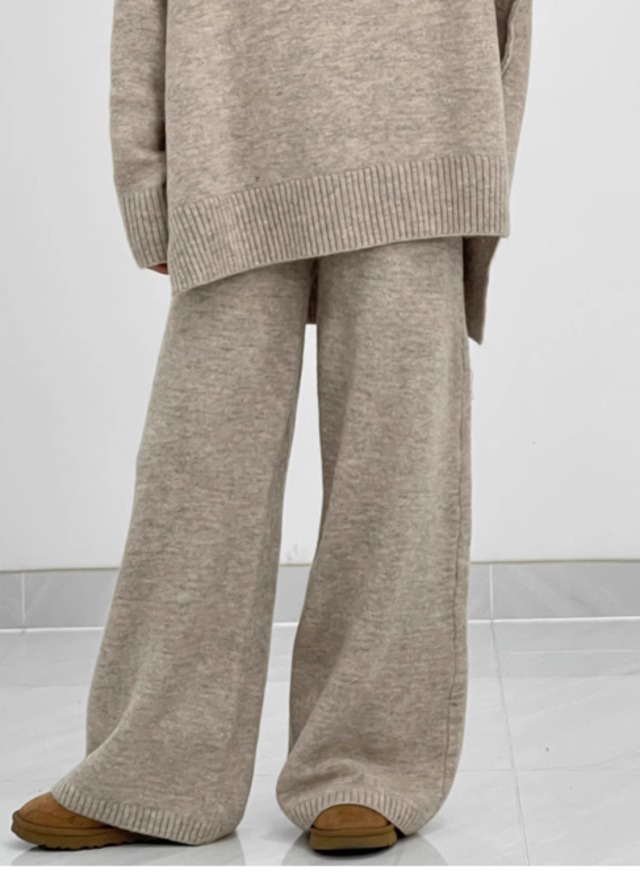 loose knit pants 3colors【2023111003】