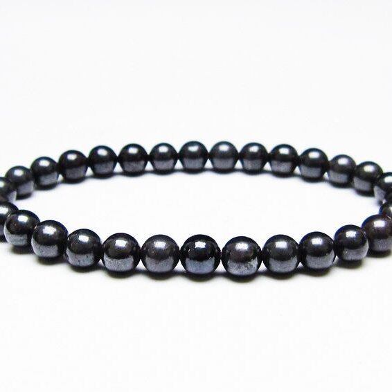 スギライト ブレスレット 6mm ブラックスギライト ブレス 一点物 メール便可 [M便 1/10] 111-42853