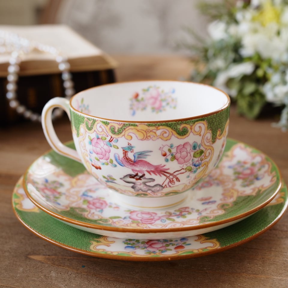 希少 英国ミントンminton コカトリス トリオ1客 カップソーサー F9