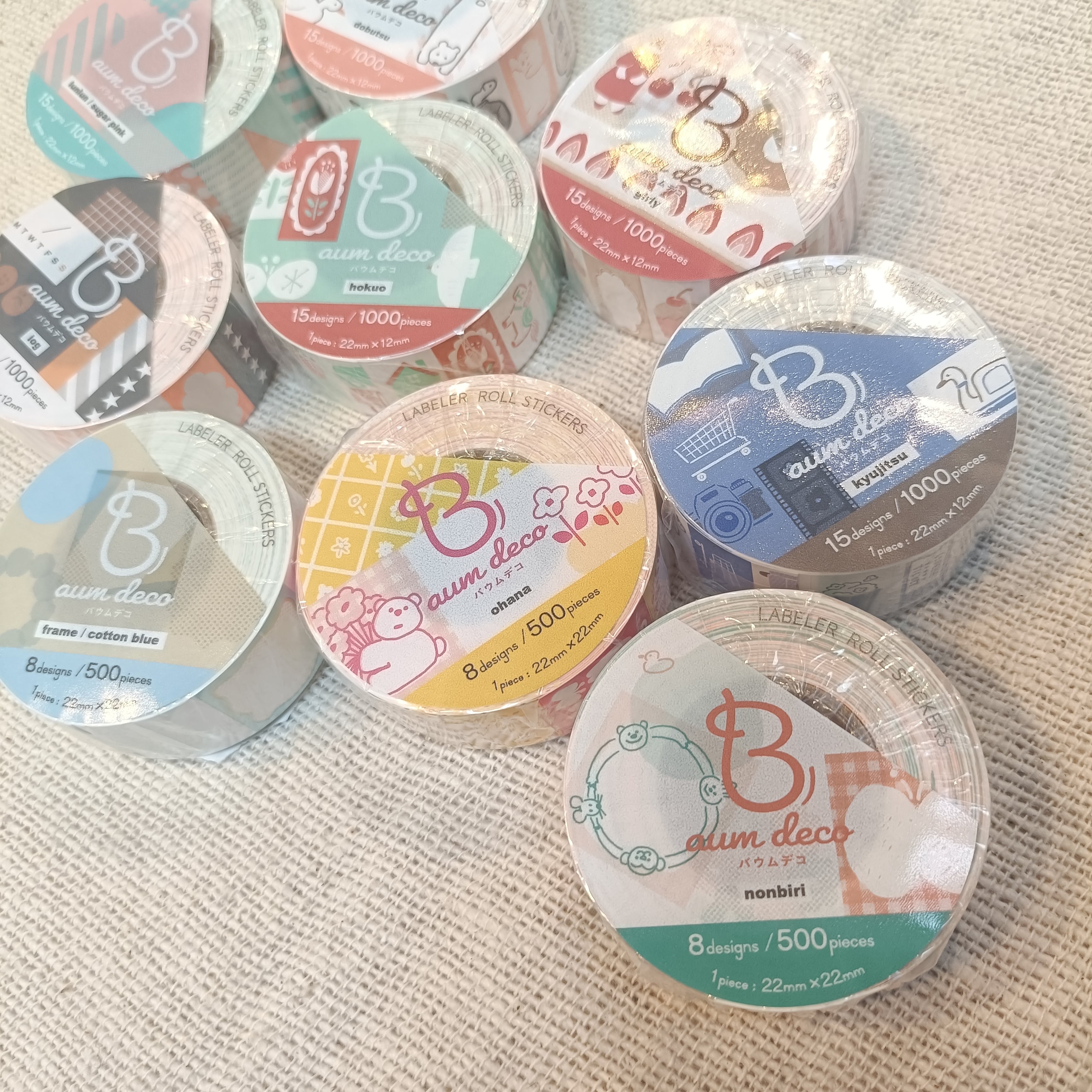 ロールシール　バラ売り可 バウムデコ ラベラーロールシール | SUNNY SUNDAY ONLINE SHOP
