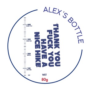 " ALEX'S BOTTLE (T.F.H.N. Print ver) "