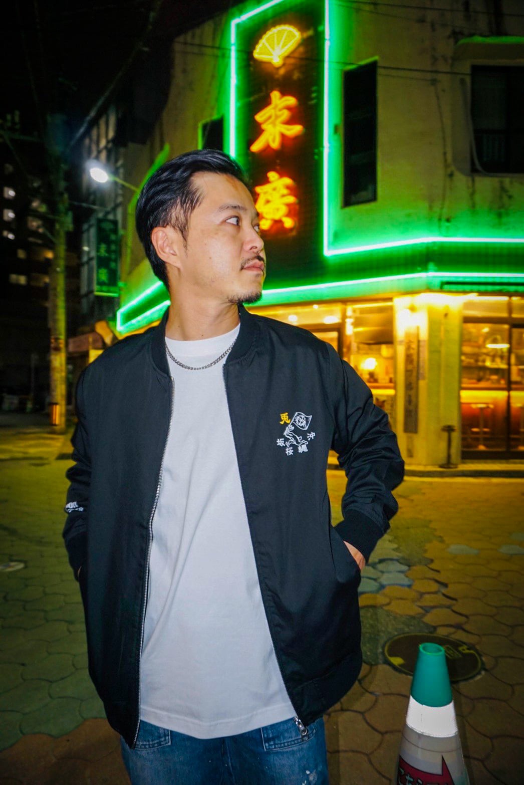 ORION×OLDENTIMES 那覇桜坂 T/C STADIUM JACKET