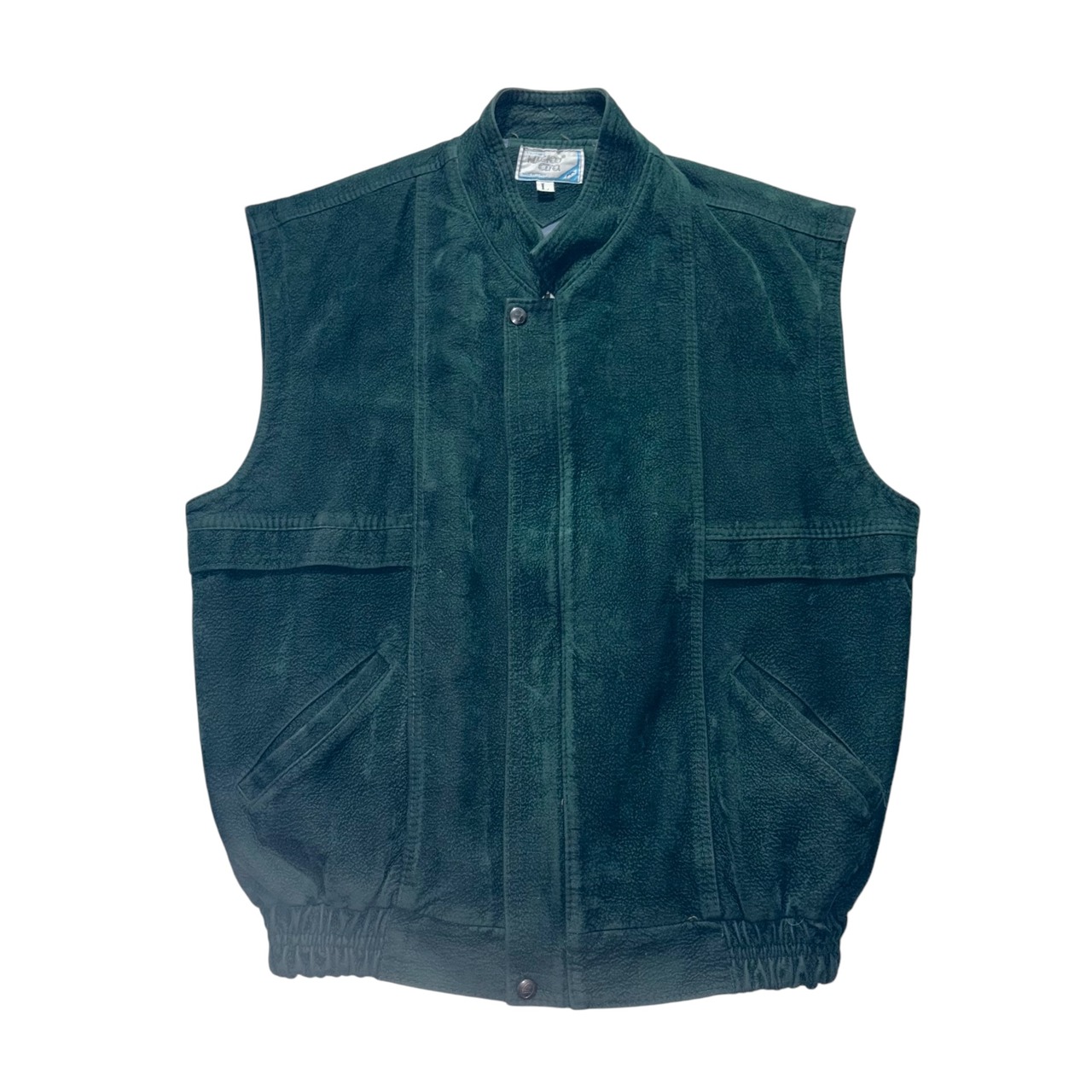 Made in Italy green pigskin vest