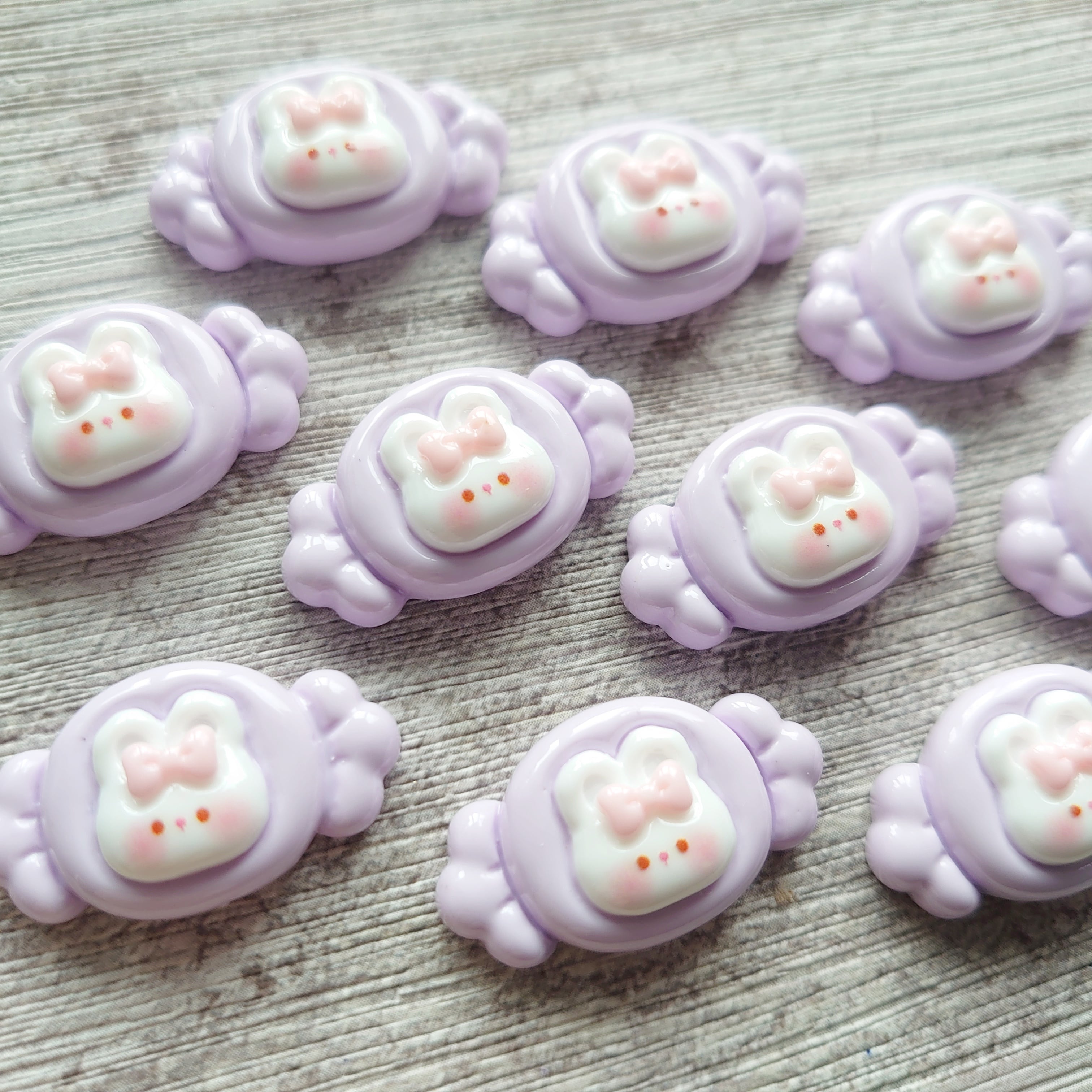 うさぎ キャンディ デコパーツ D70 | mignon
