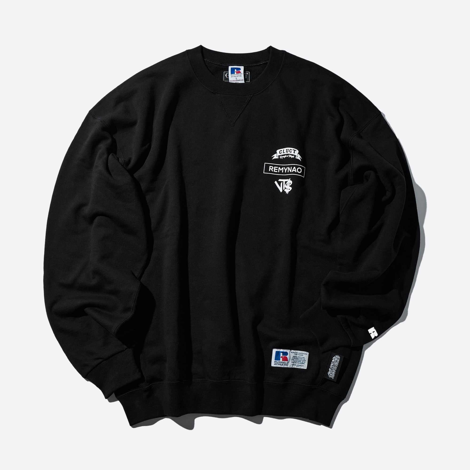 CLUCT ×Jean-Michel Basquiat #D[CREW SWEAT] クラクト× バスキア