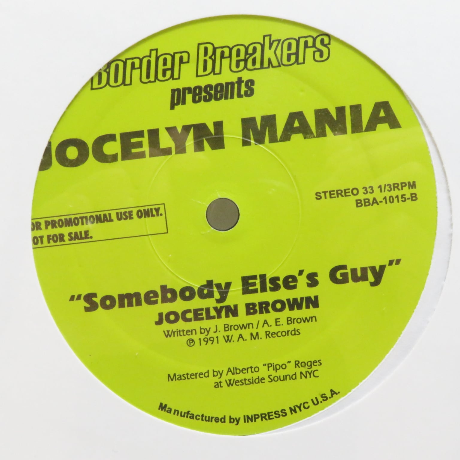 Jocelyn Brown /  Jocelyn Mania [BBA-1015] - 画像1