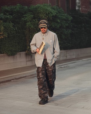 Camouflage Pattern Cargo Pants x00350