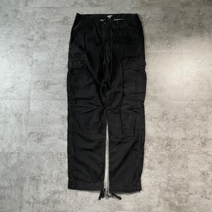 Carhartt WIP リップストップ カーゴパンツ ブラック / W32 L31